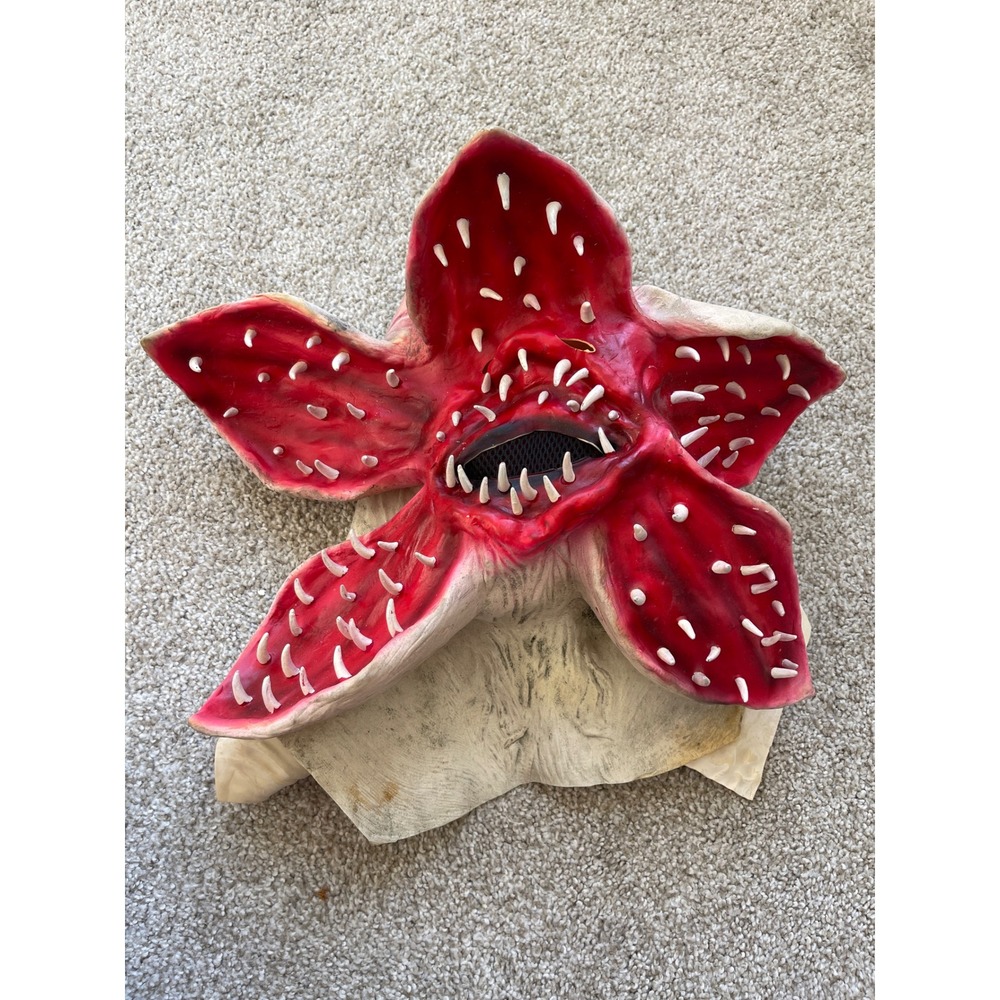 Stranger Things Demogorgon Adult Latex Mask Halloween Cosplay Accessory